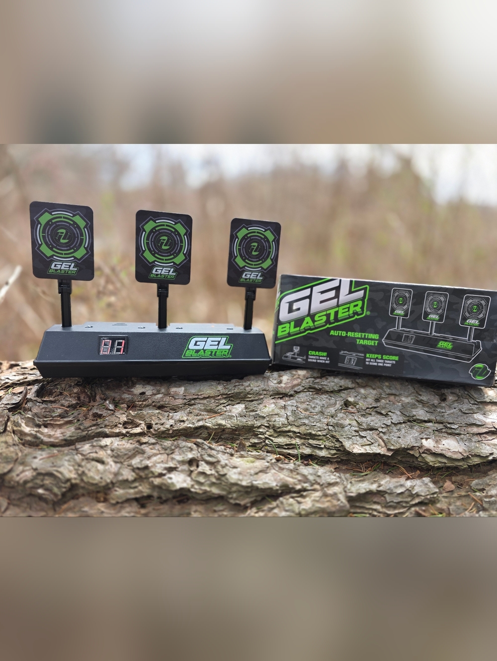 Gel Blaster Auto-Resetting Target - Black & Green